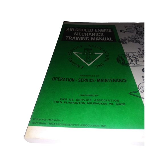 Air Cooled Engines Mechanics Training Manual 1974 Engine Service Association - Picture 2 of 14